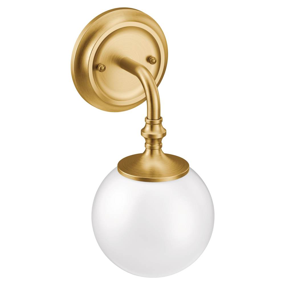 Moen - Brushed Gold One Globe Bath Light - Brushed Gold