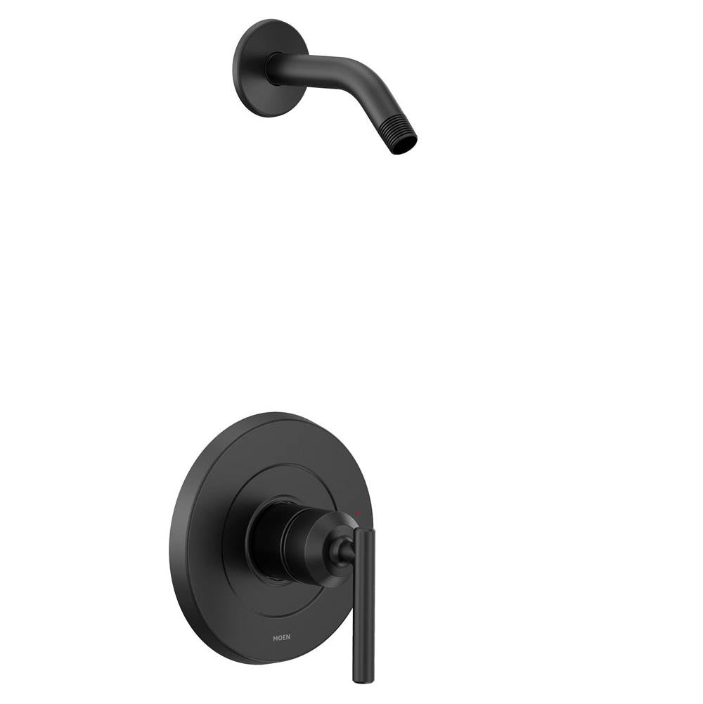 Moen - Gibson M-CORE 2-Series 1-Handle Shower Trim Kit in Matte Black (Valve Sold Separately) - Matte Black