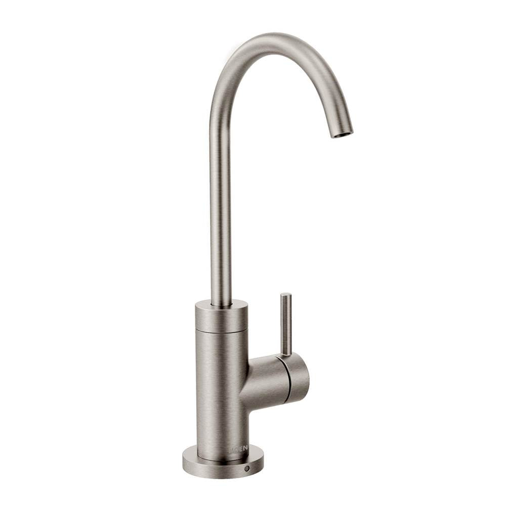 Moen - Sip Modern Cold Water Kitchen Beverage Faucet with Optional Filtration System, Spot Resistant Stainless - Spot Resist Stainless