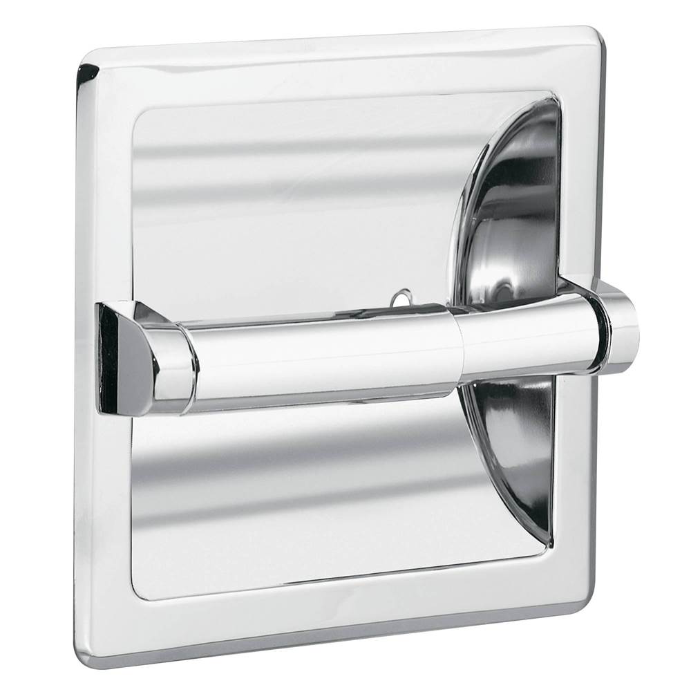 Moen - Donner Collection Recessed Paper Holder, Chrome - Chrome