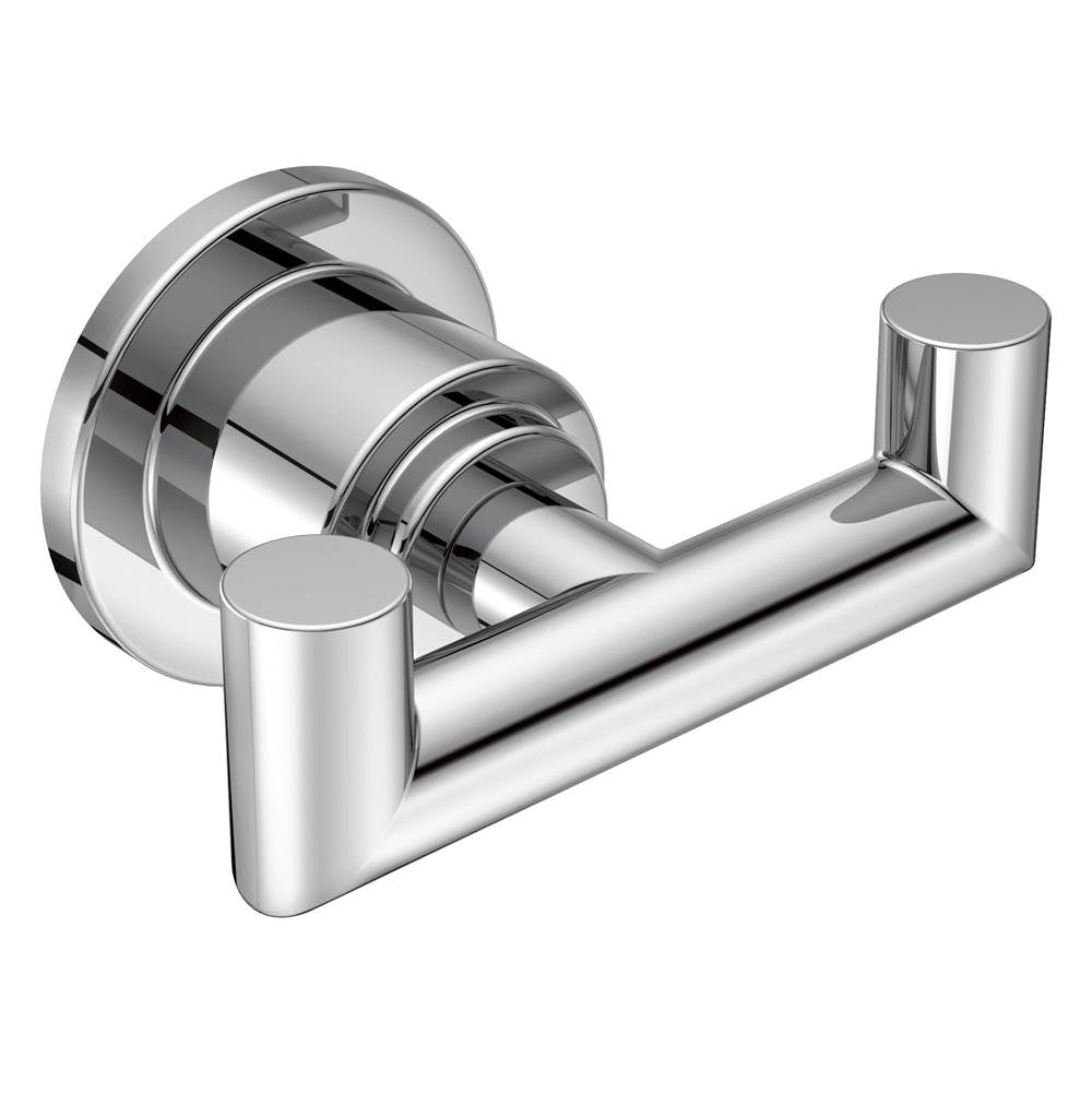 Moen - Chrome Double Robe Hook - Chrome