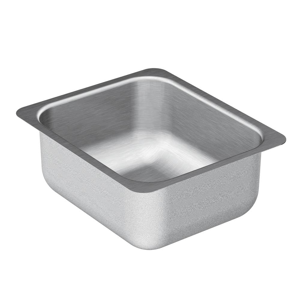 Moen - 2000 Series Single Bowl Undermount Sink, 20-Gauge, Stainless Steel - Satin Stainless