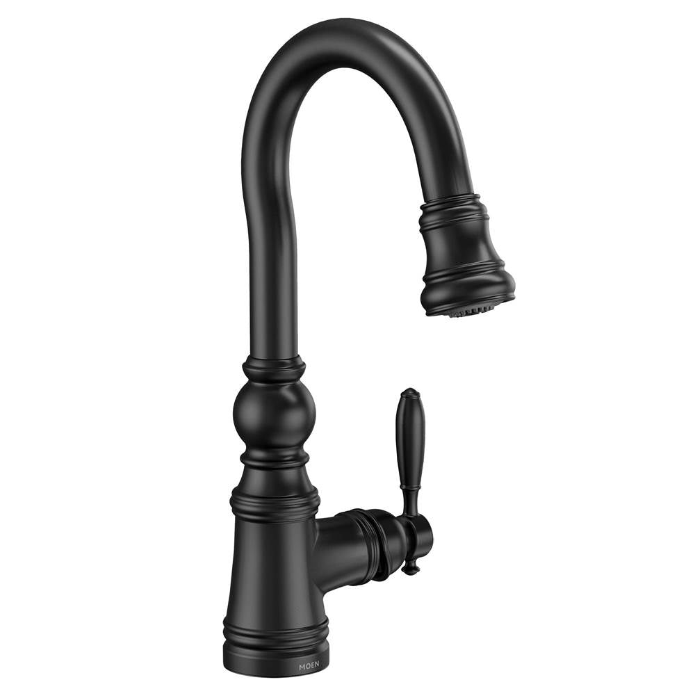 Moen - Moen Weymouth 1-Handle Bar Facuet in Matte Black - Matte Black