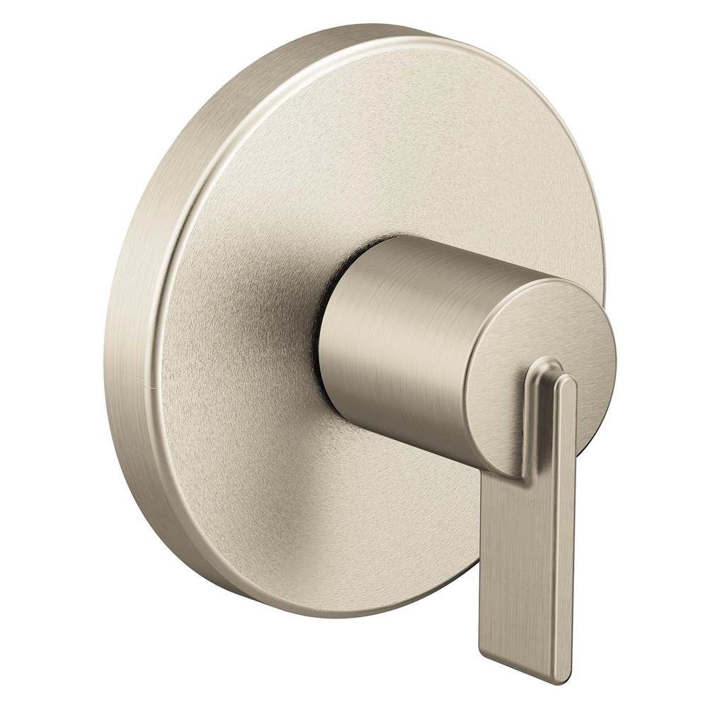 Moen - Cia 1-Handle M-CORE Transfer Valve Trim Kit in Brushed Nickel (Valve Sold Separately) - Brushed Nickel