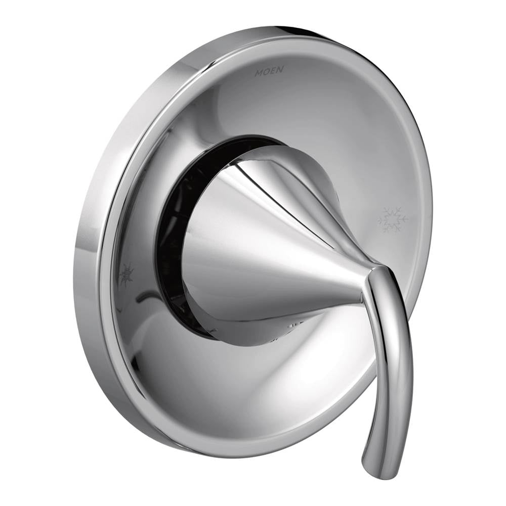 Moen - Glyde Single-Handle Posi-Temp Valve Only Trim Kit in Chrome (Valve Sold Separately) - Chrome