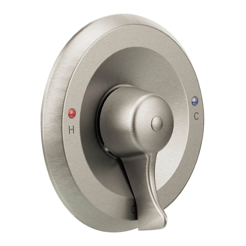 Moen - Classic brushed nickel Posi-Temp(R) all-metal trim kits