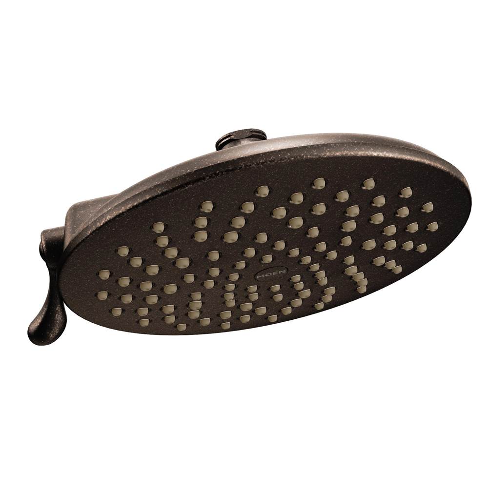 Moen - Velocity Two-Function 8-Inch Diameter Eco-Performance Rainshower Showerhead, Oil Rubbed Bronze - Oil Rubbed Bronze