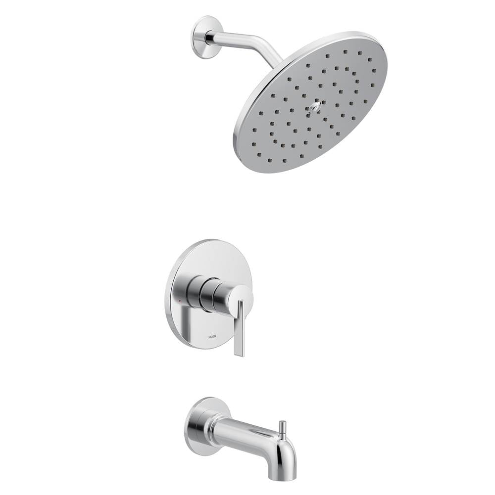 Moen - Cia M-CORE 3-Series 1-Handle Eco-Performance Tub and Shower Trim Kit in Chrome (Valve Sold Separately) - Chrome