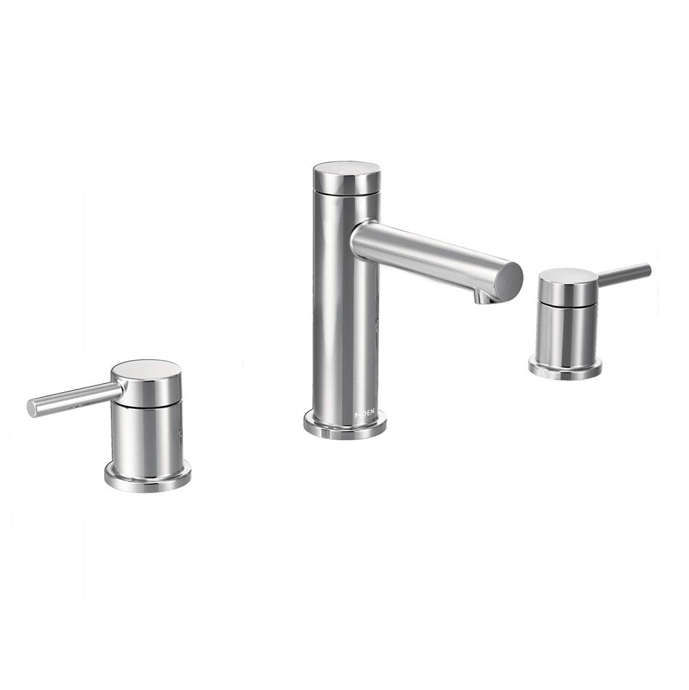 Moen - Align 8 in. Widespread 2-Handle Bathroom Faucet Trim Kit in Chrome (Valve Sold Separately) - Chrome