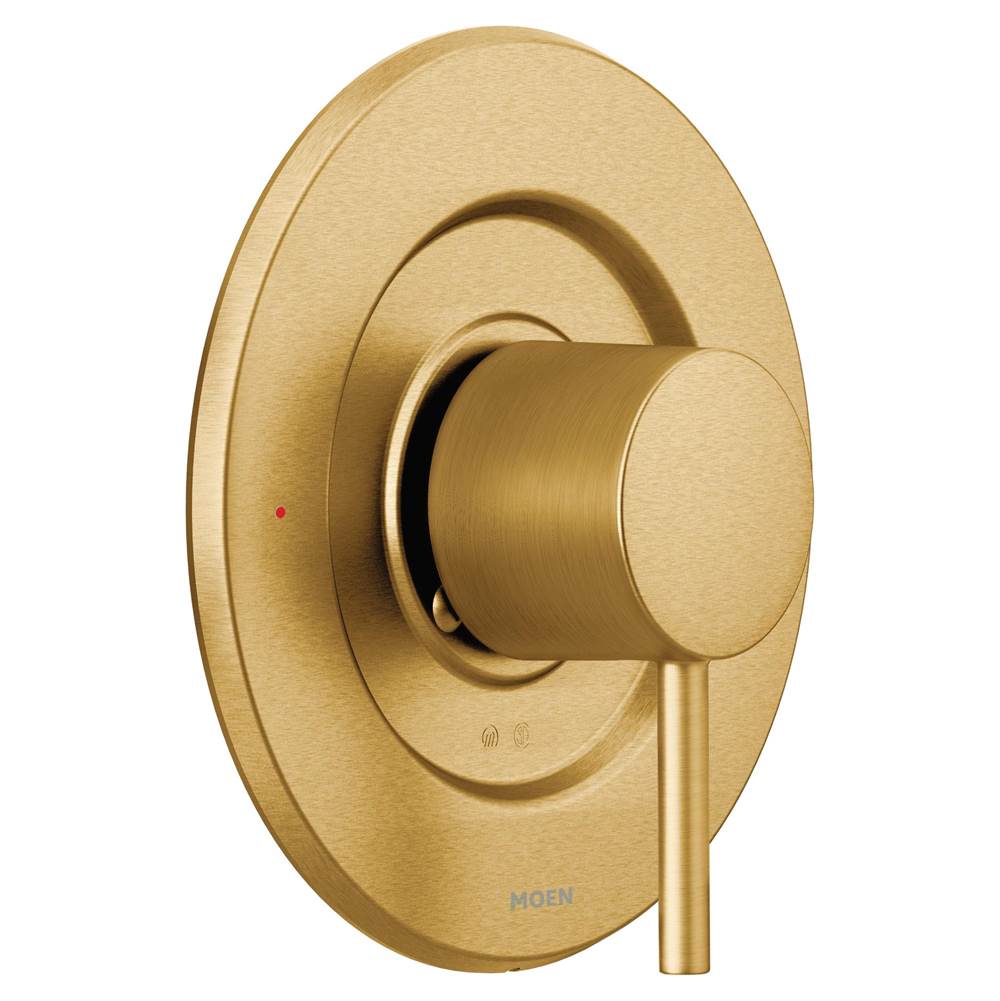 Moen - Align Moentrol Volume Control Modern Shower Valve Trim Kit, Valve Required, Brushed Gold - Brushed Gold