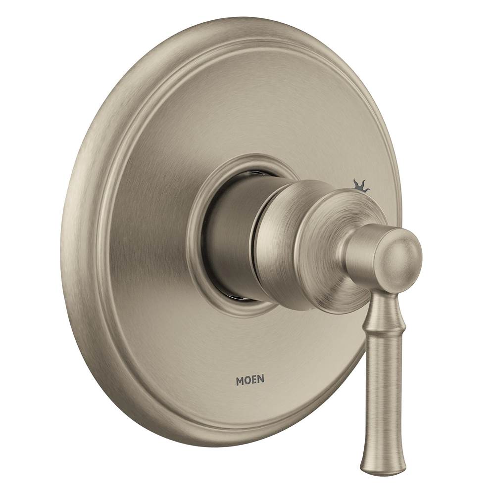 Moen - Dartmoor M-CORE 2-Series 1-Handle Shower Trim Kit in Brushed Nickel (Valve Sold Separately) - Brushed Nickel