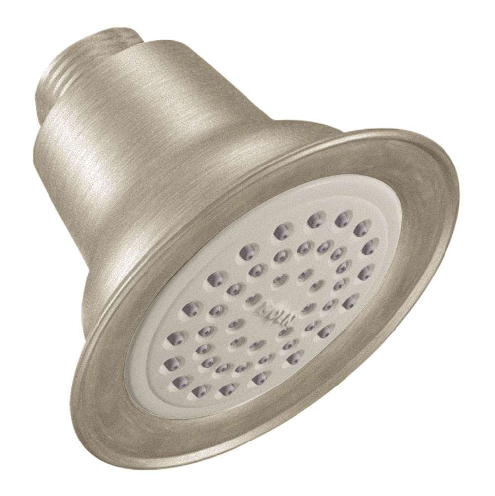 Moen - Moen Eco-Performance One-Function Shower Head , Brushed Nickel - Brushed Nickel