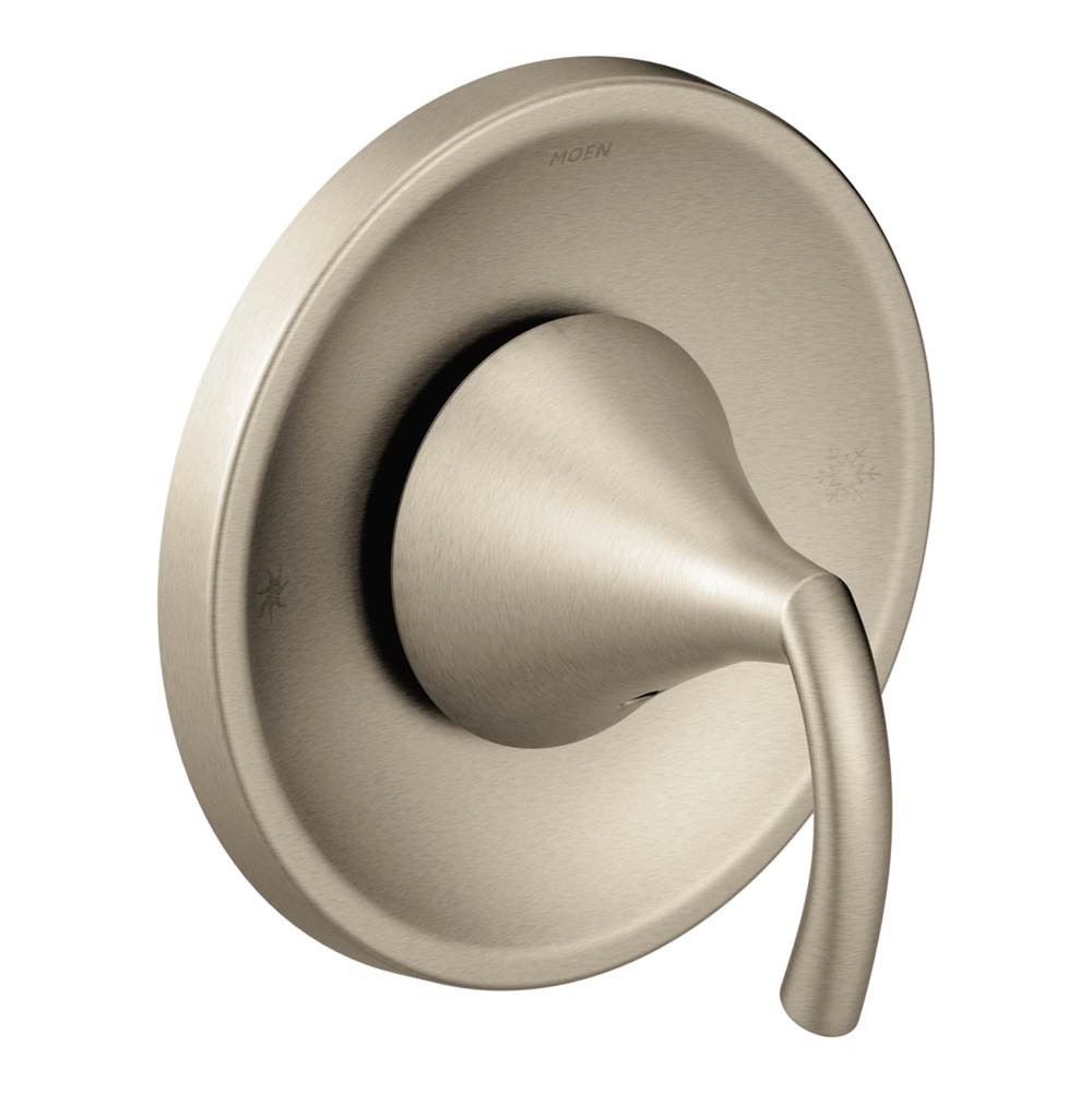 Moen - Glyde Single-Handle Posi-Temp Valve Only Trim Kit in Brushed Nickel (Valve Sold Separately) - Brushed Nickel