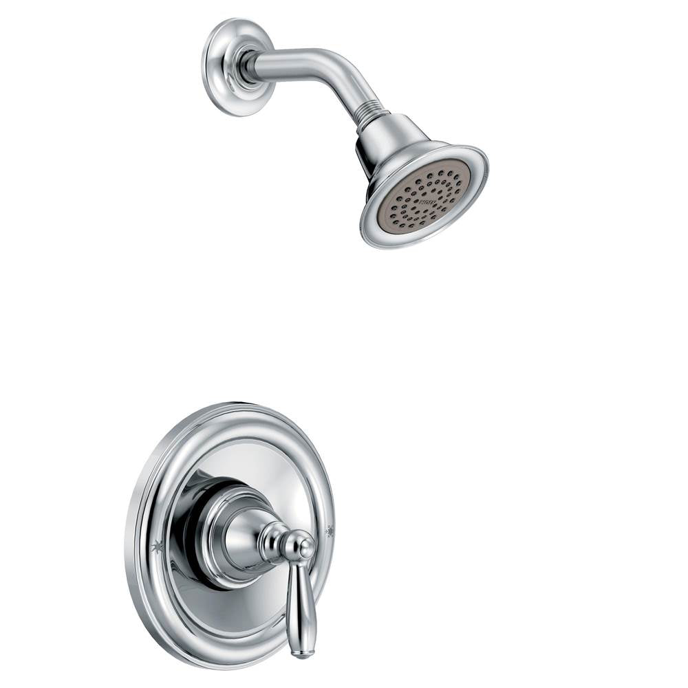Moen - Brantford Posi-Temp Tub and Shower Trim Kit without Valve, Chrome, 1 - Chrome