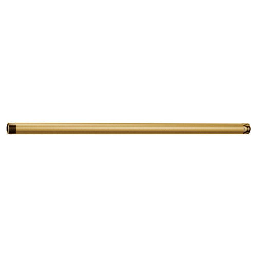 Moen - Extended 18-Inch Shower Arm Rod, Brushed Gold - Brushed Gold