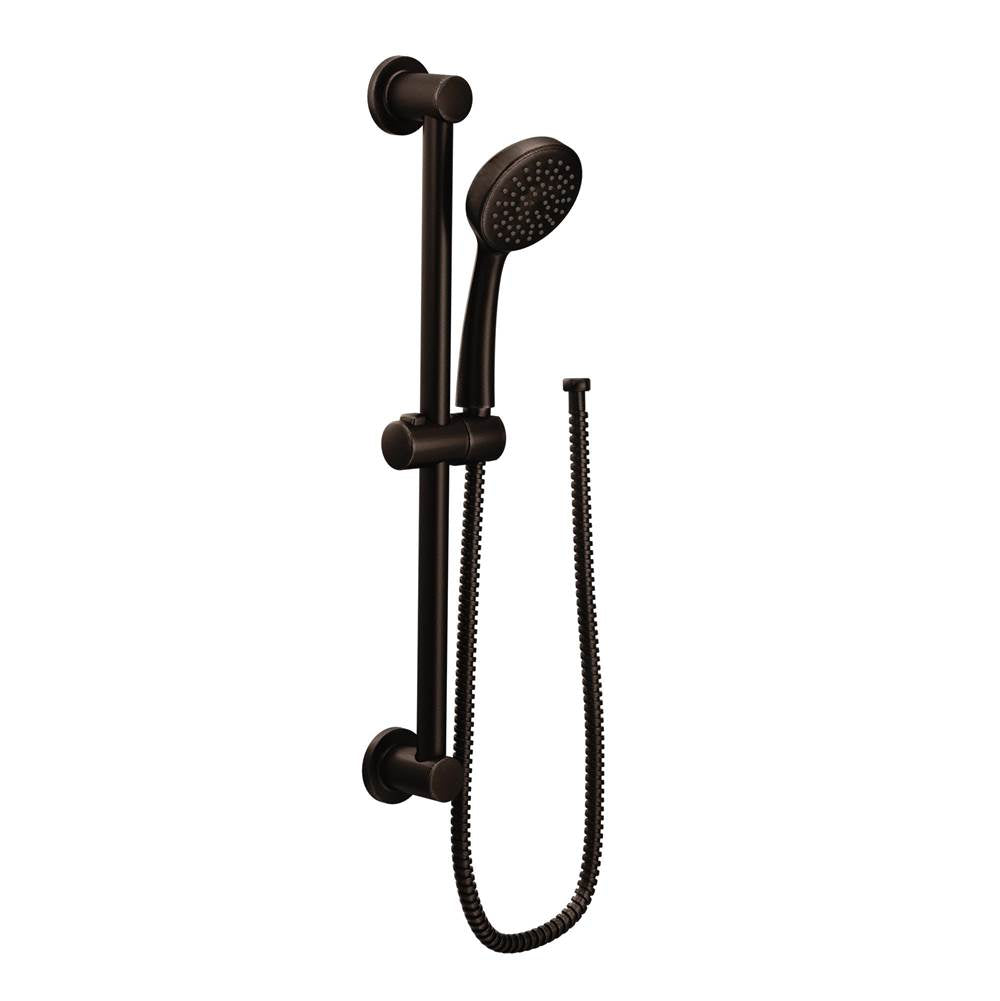Moen - Eco-Performance Handheld Shower with 24-Inch Slide Bar and 69-Inch Hose, Oil-Rubbed Bronze - Oil Rubbed Bronze