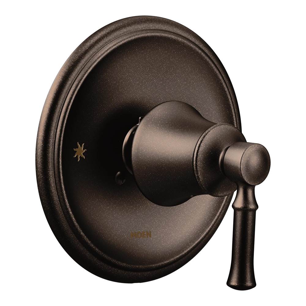 Moen - Dartmoor Posi-Temp Single-Handle Wall-Mount Shower Only Faucet Trim Kit in Oil Rubbed Bronze (Valve Sold Separately) - Oil Rubbed Bronze