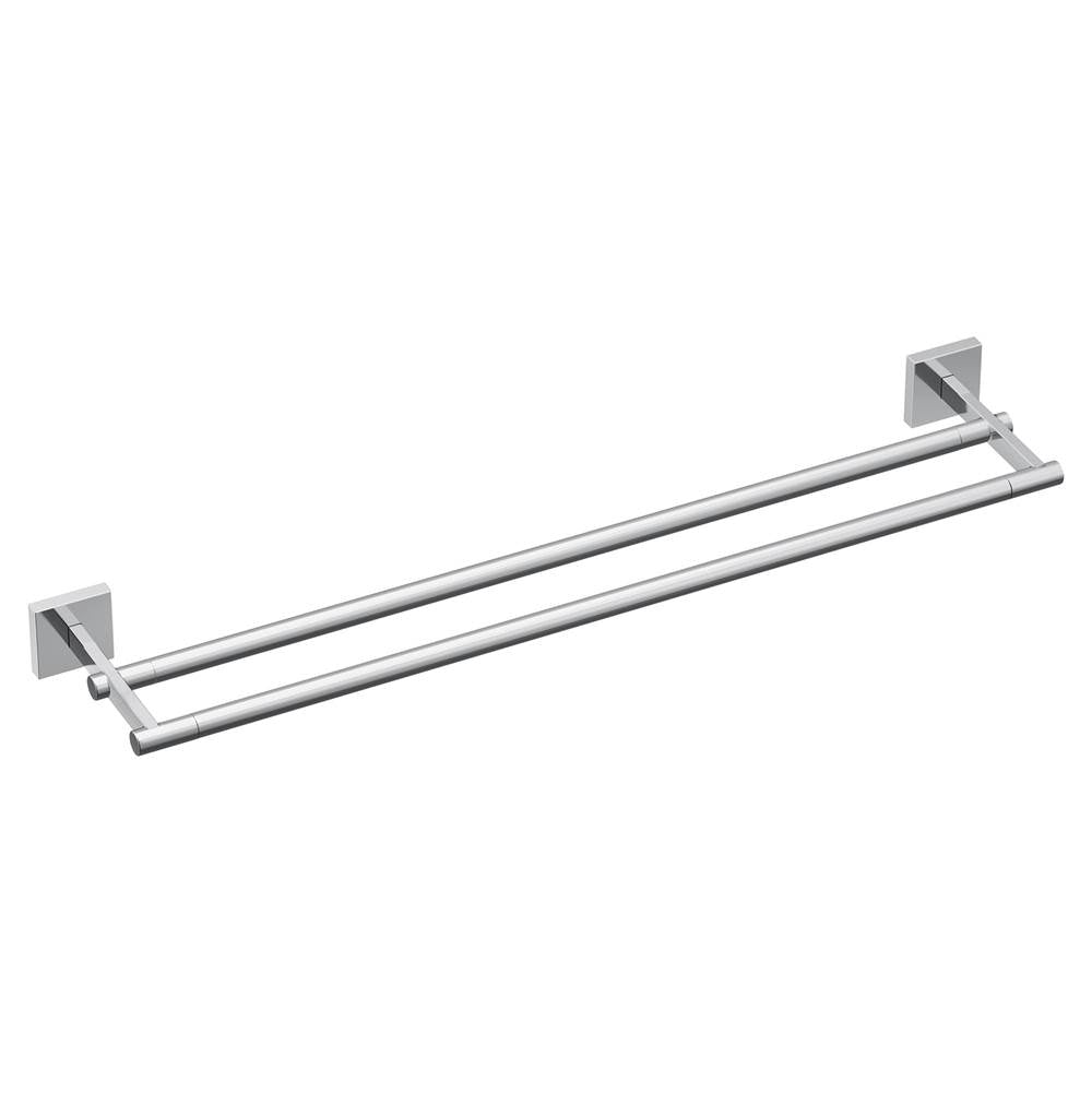 Moen - Chrome 24'' Double Towel Bar - Chrome