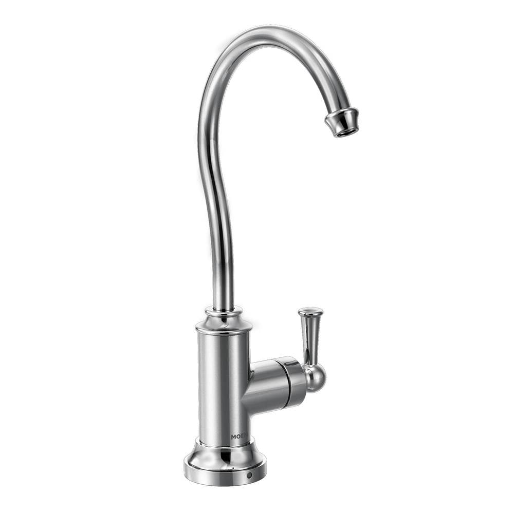 Moen - Sip Traditional Cold Water Kitchen Beverage Faucet with Optional Filtration System, Chrome - Chrome