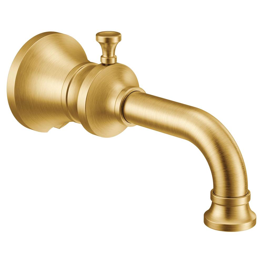 Moen - Colinet Traditional Diverter Tub Spout with Slip-fit CC Connection in Brushed Gold - Brushed Gold