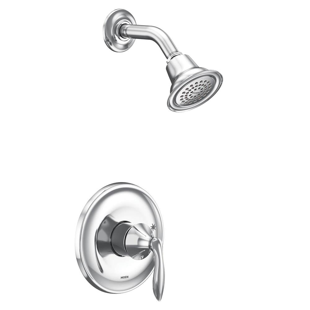 Moen - Eva M-CORE 2-Series Eco Performance 1-Handle Shower Trim Kit in Chrome (Valve Sold Separately) - Chrome