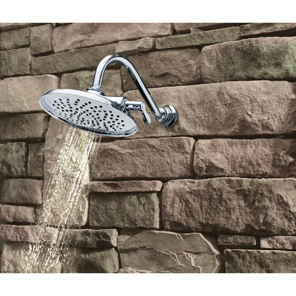 Isabel 8'' Two-Function Showerhead with Immersion Technology at 2.5 GPM Flow Rate, Chrome