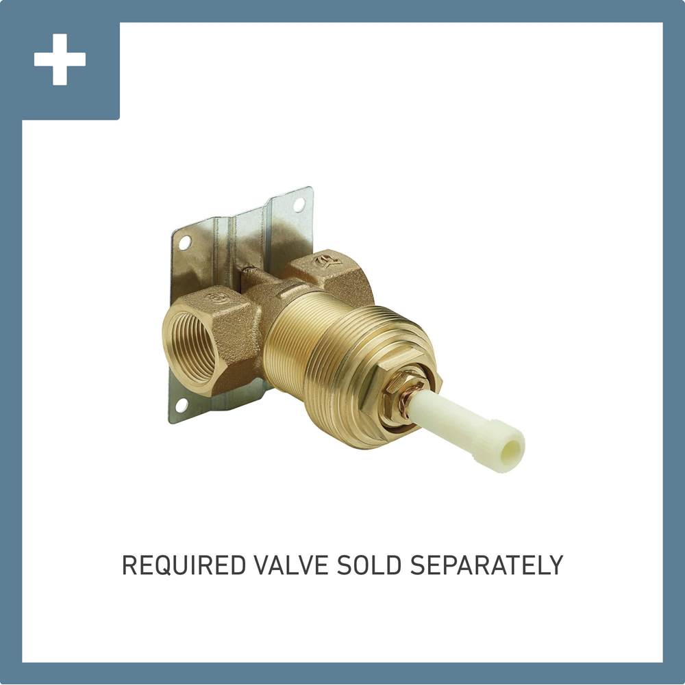 90 Degree Single-Handle Volume Control Valve Trim Kit in Chrome (Valve Sold Separately)