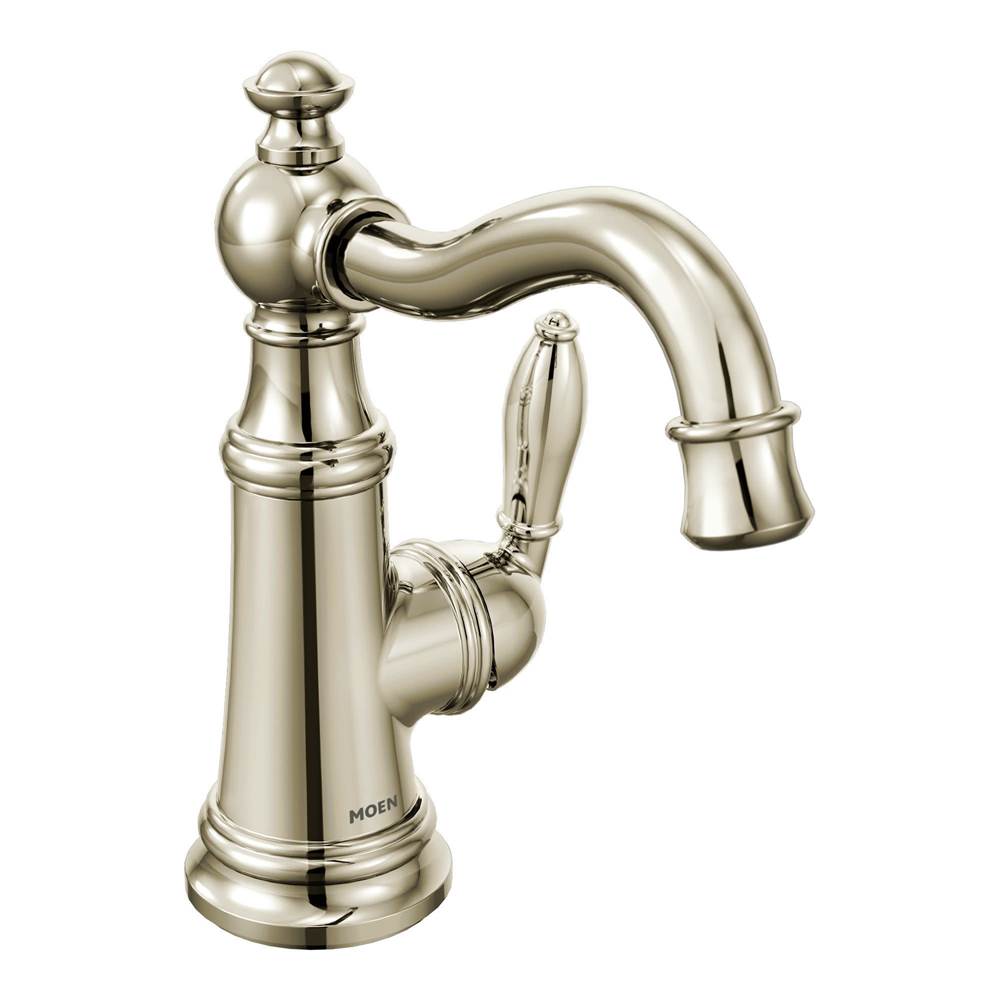 Weymouth One-Handle Single Hole Traditional Bathroom Sink Faucet with Drain Assembly, Chrome