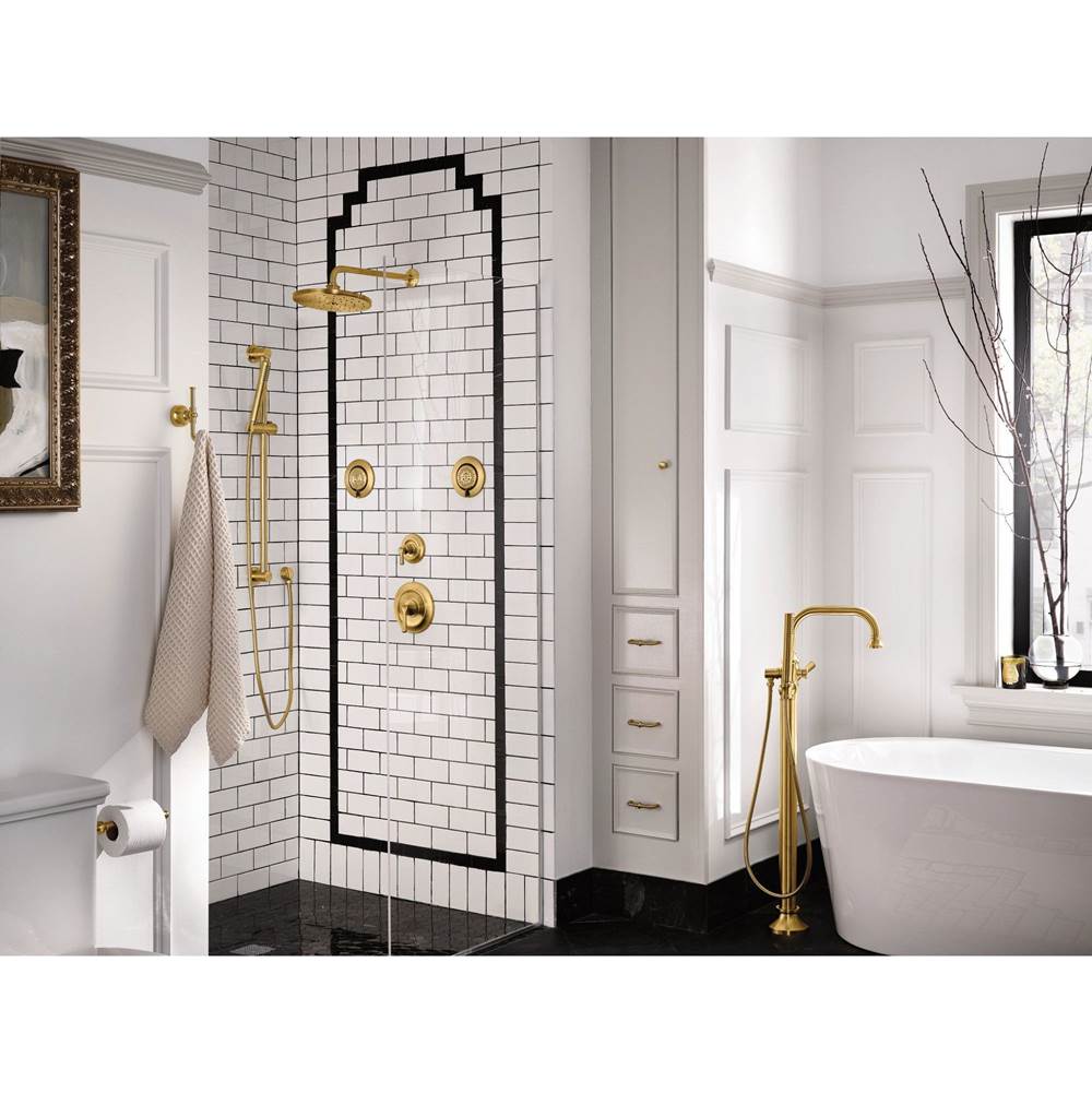 Mosaic 5-3/8 in. 2-Function Body Spray in Chrome