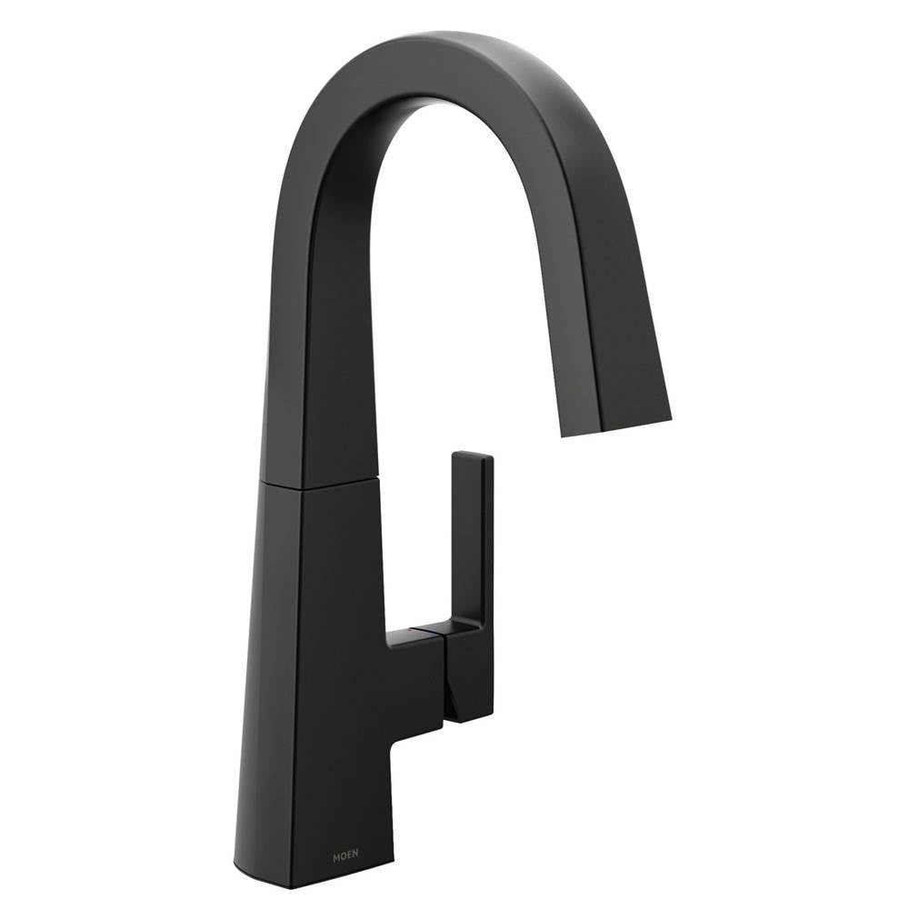 Nio One-Handle Bar Faucet, Includes Secondary Finish Handle Option, Chrome
