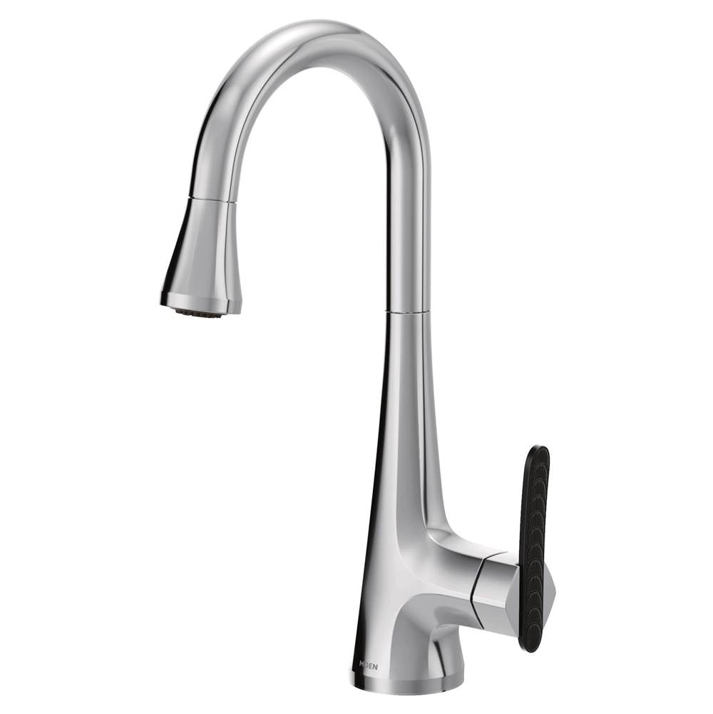Sinema Single-Handle Pull-Down Sprayer Bar Faucet Featuring Reflex and 2-Handle Options in Chrome
