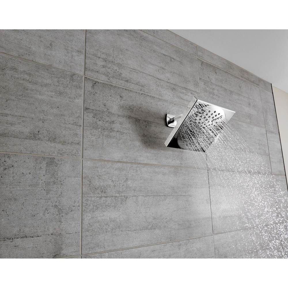 Velocity Two-Function 8.5-Inch Diameter Spray Rainshower Showerhead, Chrome