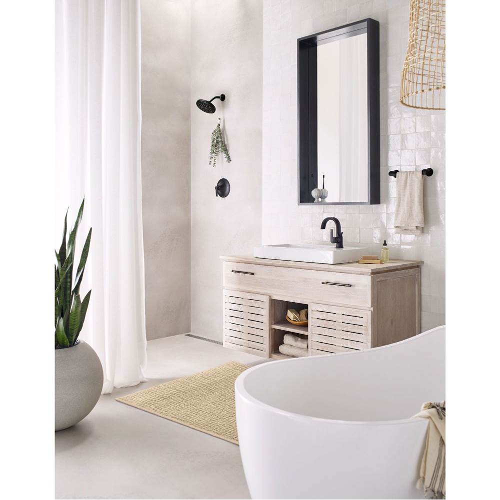 Doux 1-Handle Posi-Temp Shower Faucet Trim Kit in Chrome (Valve Sold Separately)