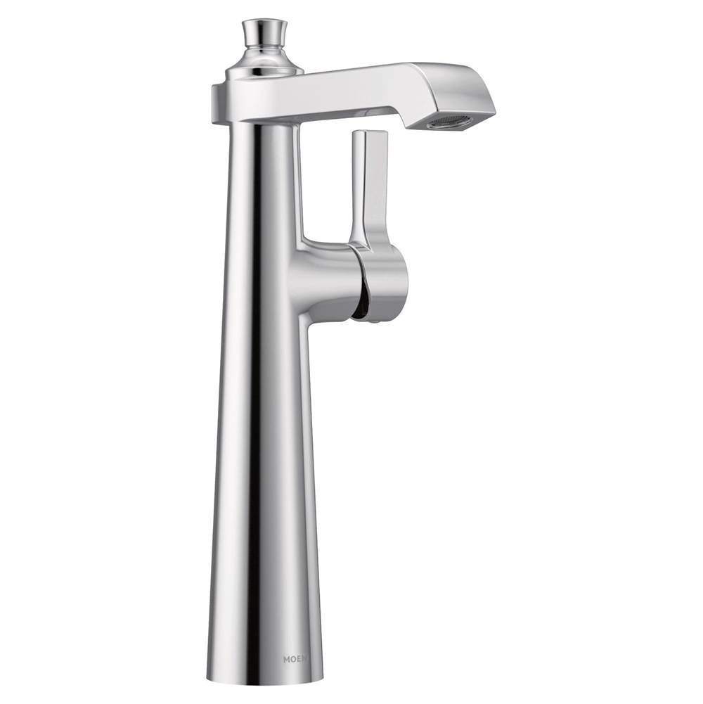 Flara One-Handle Single Hole Vessel Sink Bathroom Faucet, Chrome