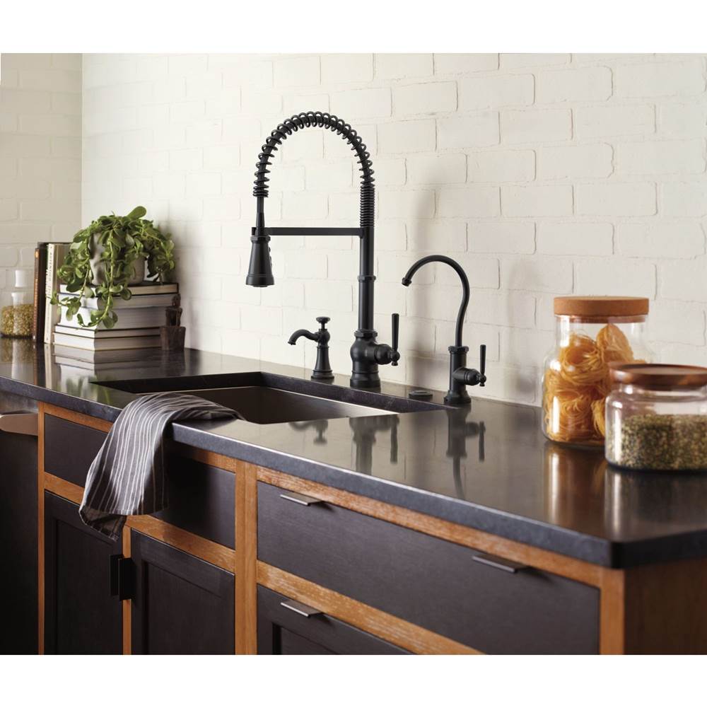 Paterson Sip Industrial Cold Water Kitchen Beverage Faucet with Optional Filtration System, Chrome