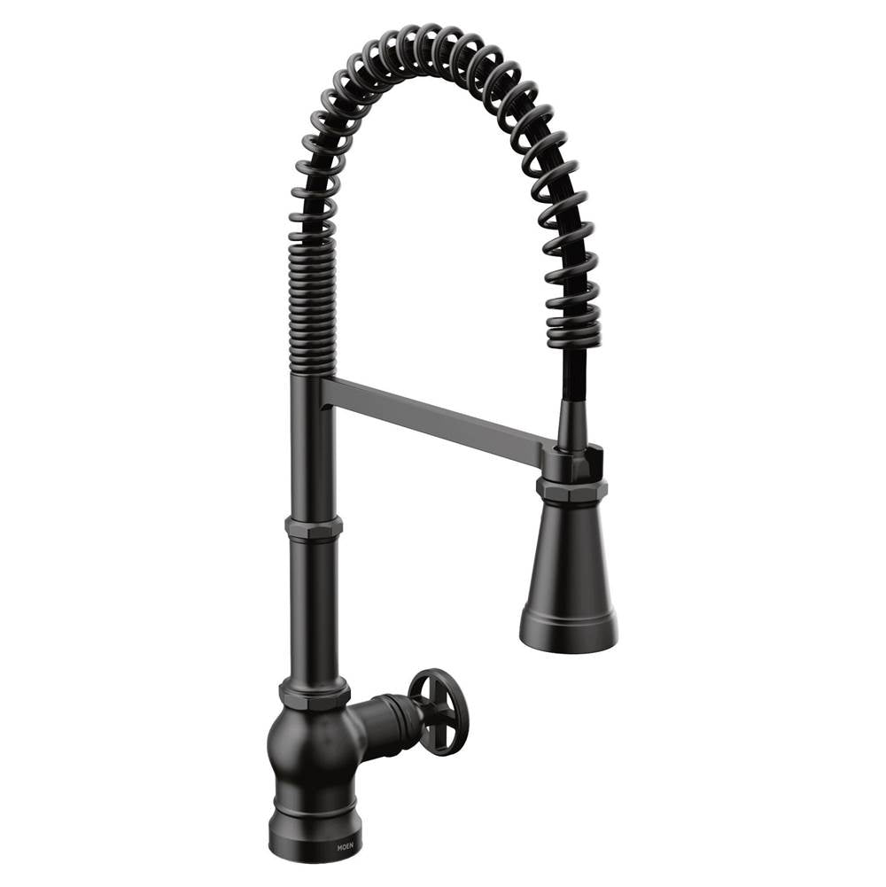 Paterson One Handle Pre-Rinse Spring Pulldown Kitchen Faucet with Power Boost, Chrome