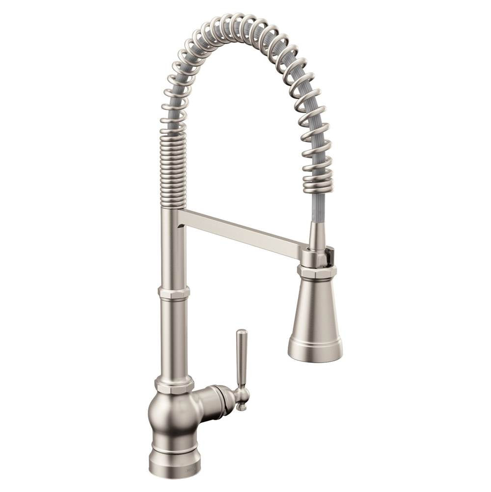 Paterson One Handle Pre-Rinse Spring Pulldown Kitchen Faucet with Power Boost, Chrome