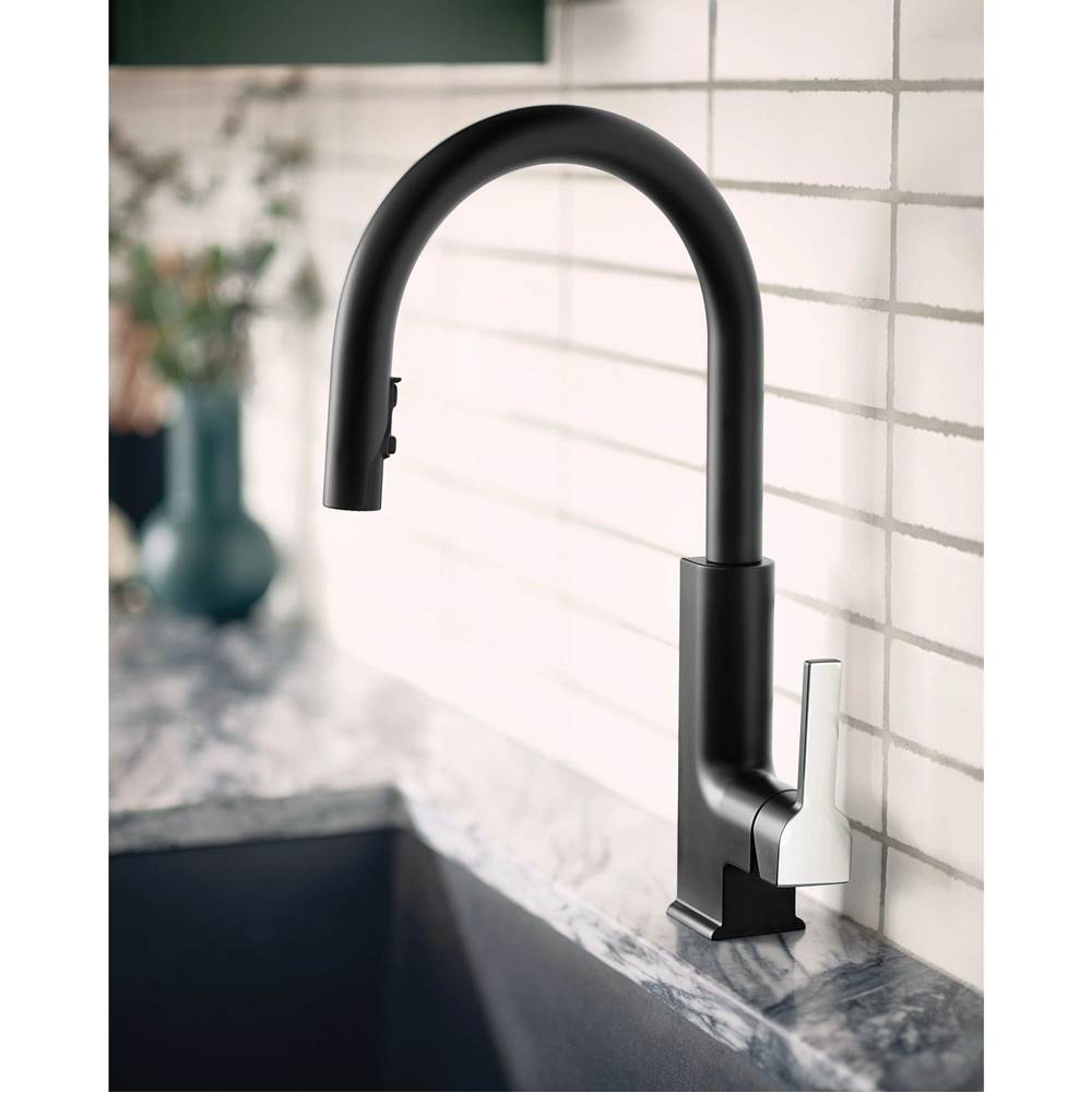 STO One-Handle High Arc Pulldown Kitchen Faucet with Power Clean, Chrome