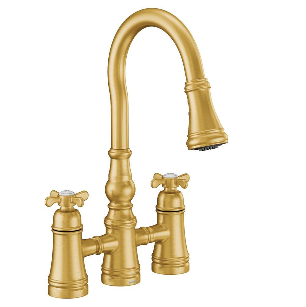 Moen Weymouth 2-Handle Bridge Faucet in Chrome