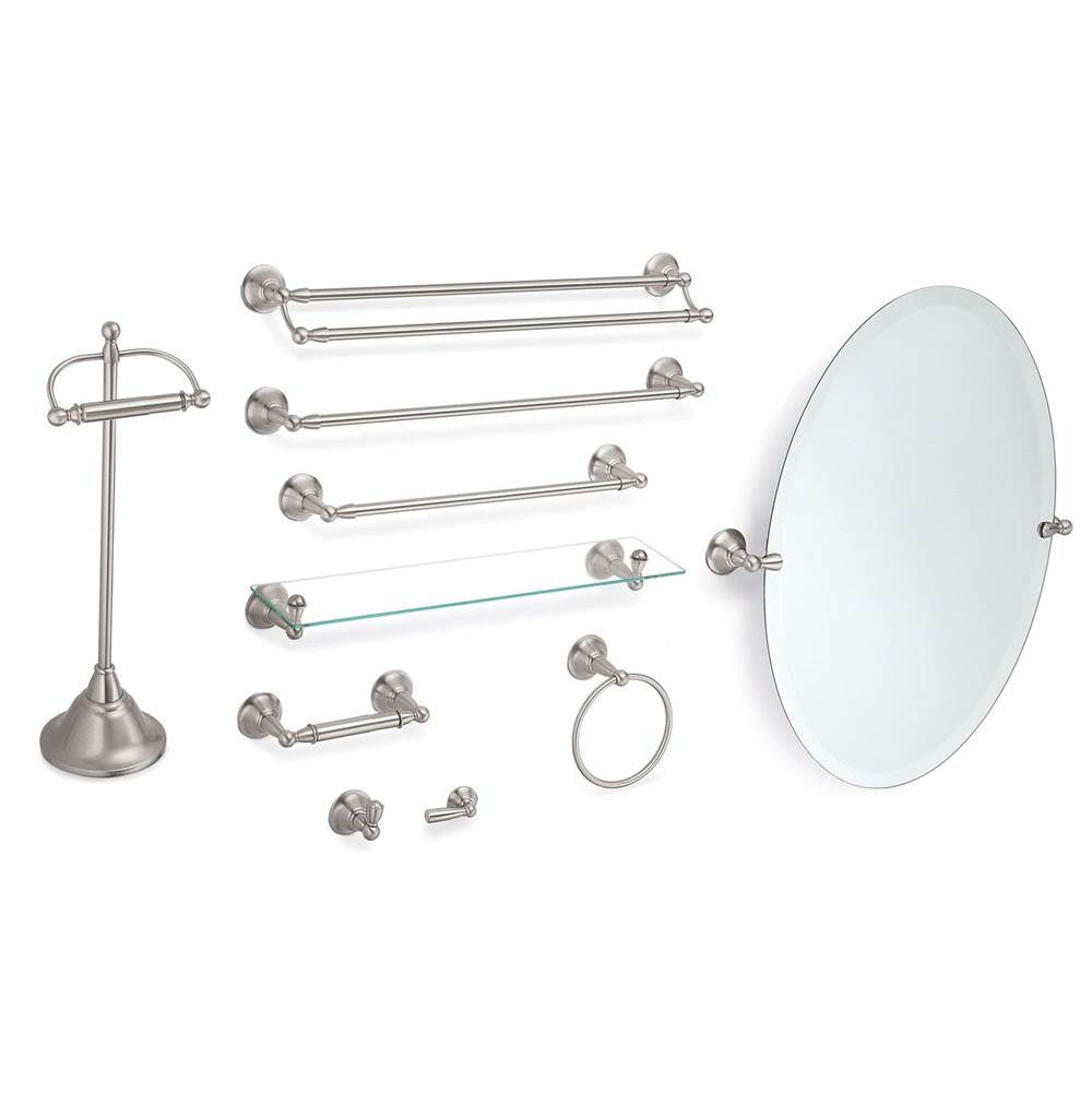 Brushed Nickel Mirror