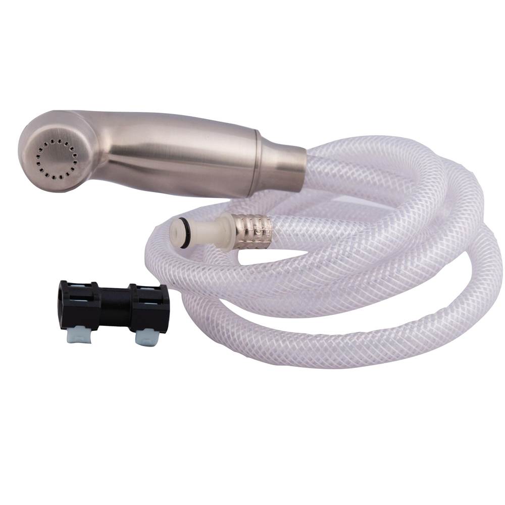 Moen - Replacement Kitchen Side Spray Head and Hose Assembly with Duralock Quick Connect, Stainless - Stainless