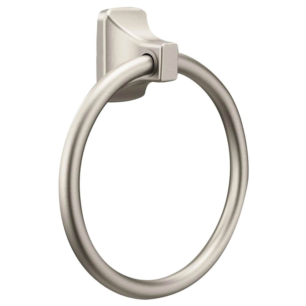 Moen - Brushed Nickel Towel Ring - Brushed Nickel