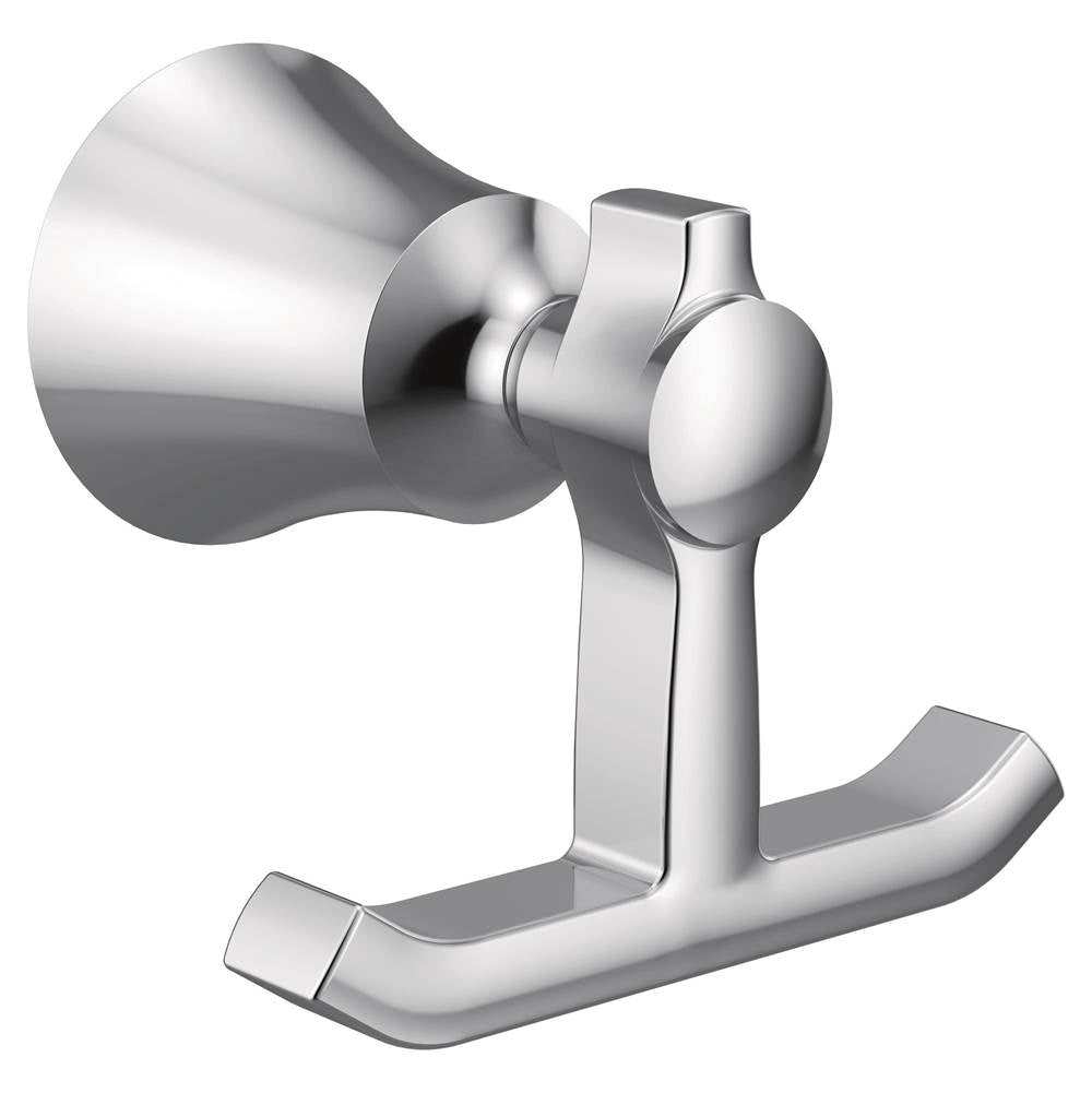 Moen - Chrome Double Robe Hook - Chrome
