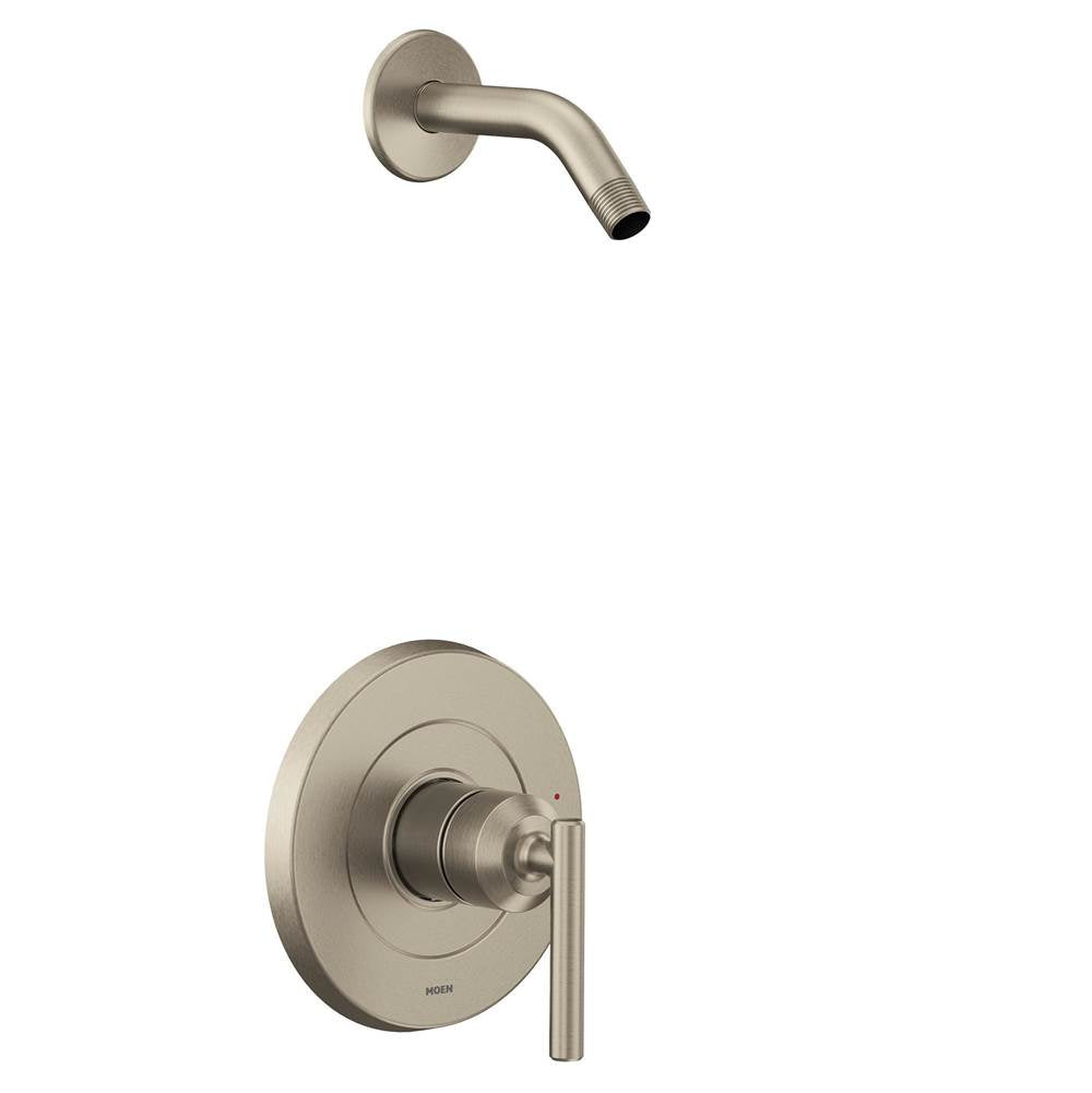 Moen - Gibson M-CORE 2-Series 1-Handle Shower Trim Kit in Brushed Nickel (Valve Sold Separately) - Brushed Nickel