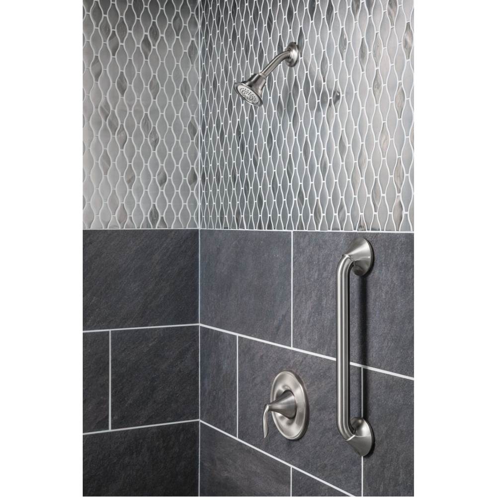 Eva Single-Handle 1-Spray Posi-Temp Shower Faucet Trim Kit in Chrome (Valve Sold Separately)