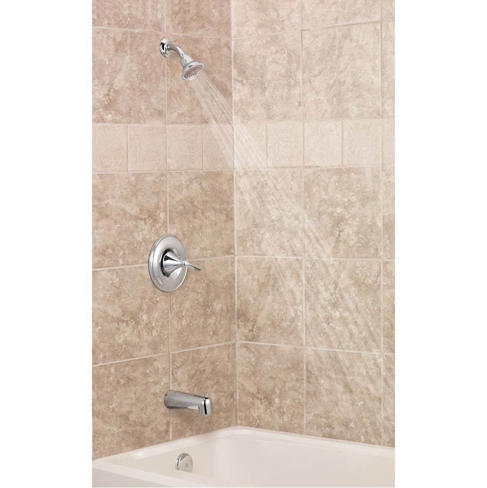 Eva Single-Handle 1-Spray Posi-Temp Tub and Shower Faucet Trim Kit in Chrome (Valve Sold Separately)