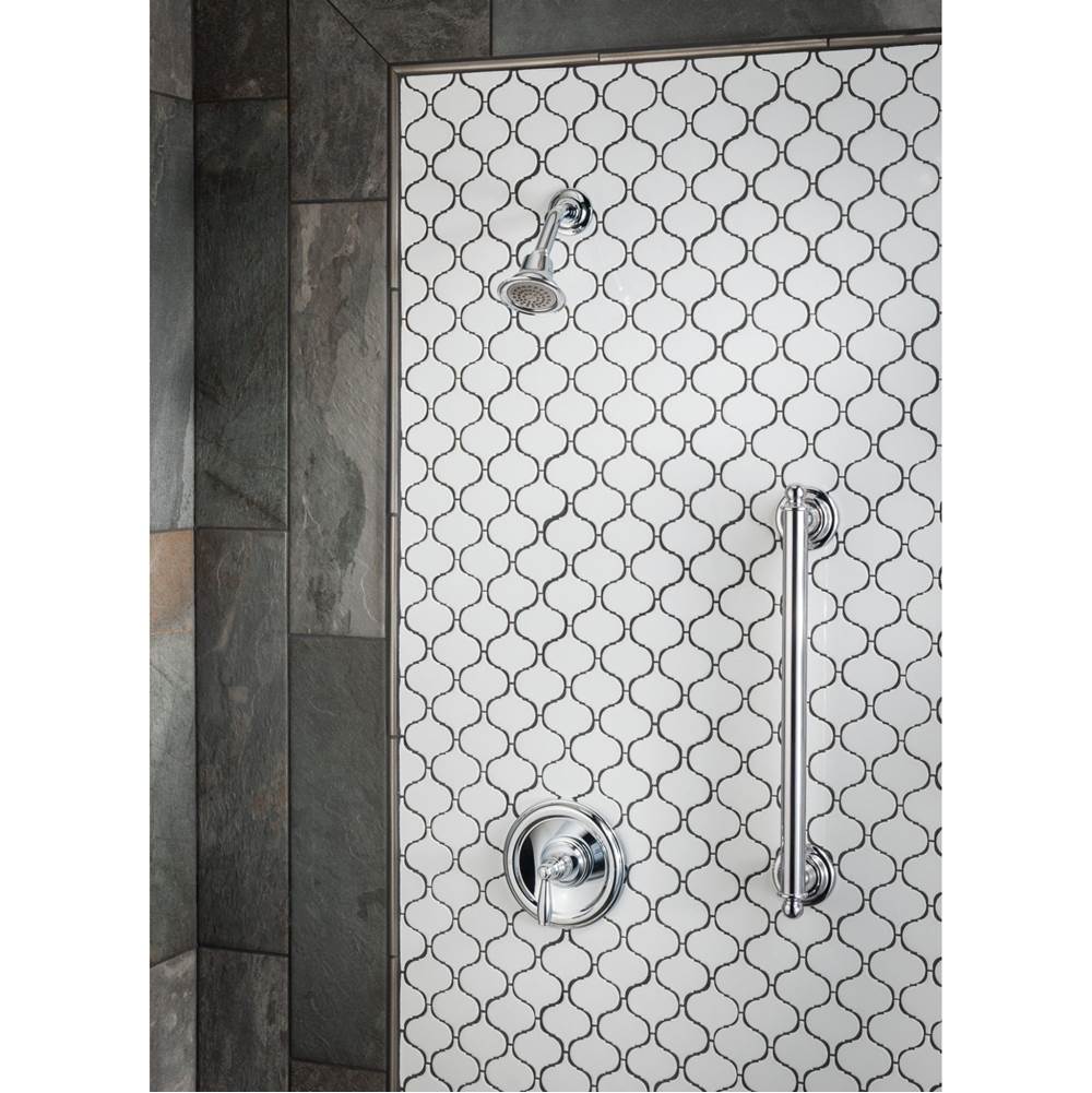 Brantford Single-Handle 1-Spray Posi-Temp Tub and Shower Faucet Trim Kit in Brushed Nickel (Valve Sold Separately)