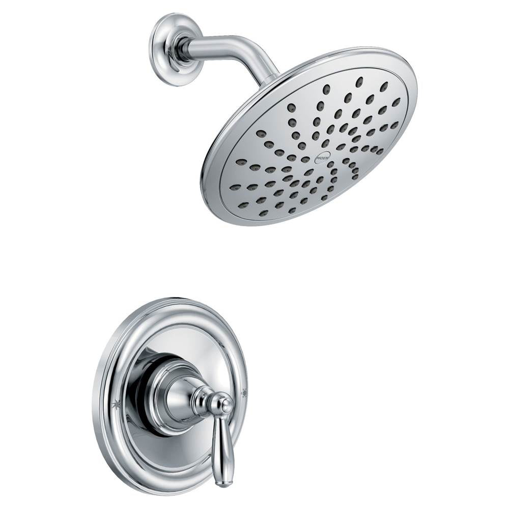 Brantford Posi-Temp Rain Shower Single-Handle Shower Only Faucet Trim Kit in Chrome (Valve Sold Separately)