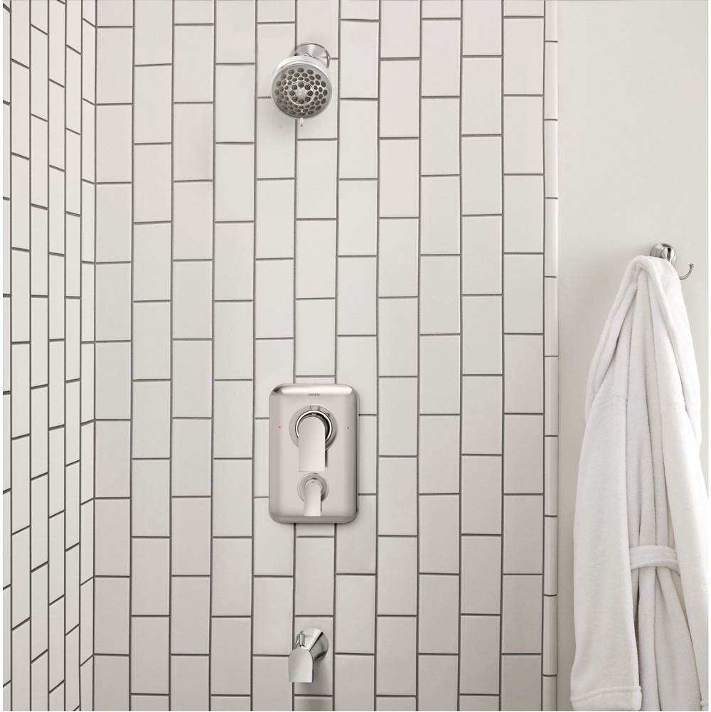 Genta LX Posi-Temp with Built-in 3-Function Transfer Valve Trim Kit, Valve Required, Chrome