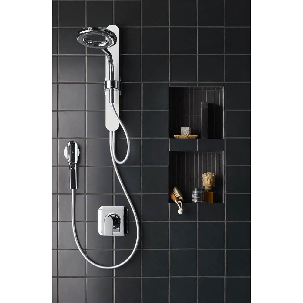 Genta Single-Handle Shower Only Faucet Trim Kit in Chrome (Shower Head and Valve Not Included)